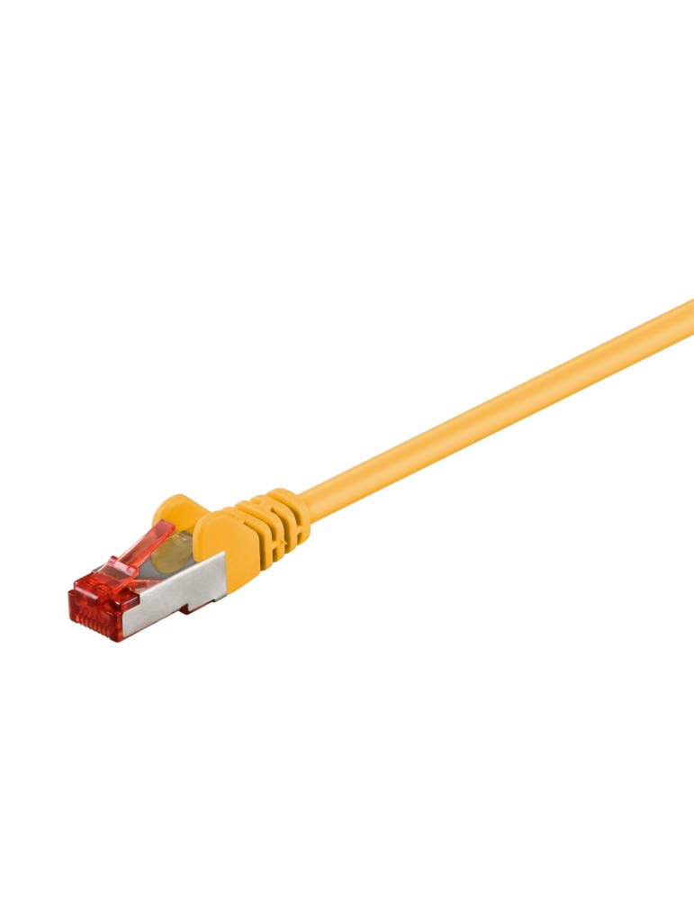 Goobay 0,5m CAT 6 Patchkabel, S/FTP (PiMF), Gelb