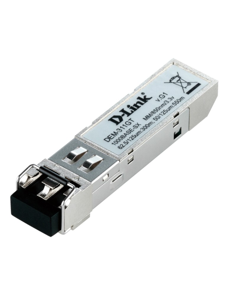 D-Link DEM-311GT Transceiver-Modul SFP, 1000Base-SX, 1 Gbit/s, LC Duplex, bis zu 550 m