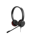 Jabra Evolve 30 II Headset, Stereo, Kabelgebunden, USB-A 3.5mm Klinke, MS Teams zertifiziert, Optimiert für Skype for Business