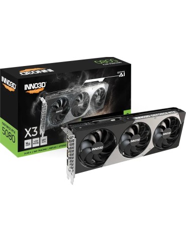 INNO3D GeForce RTX 5080 X3 - 16GB GDDR7, HDMI, 3x DP