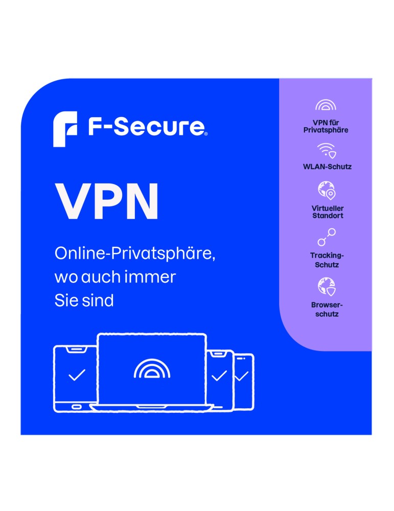 F-Secure VPN [5 Geräte - 1 Jahr] [Vollversion]