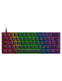 Speedlink ATMOS RGB Regenbogen Mechanische 60% Gaming Tastatur mit braunen Schaltern, schwarz