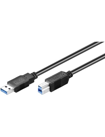 Goobay USB 3.0 SuperSpeed Kabel 5m, USB 3.0-Stecker (Typ A)  USB 3.0-Stecker (Typ B)