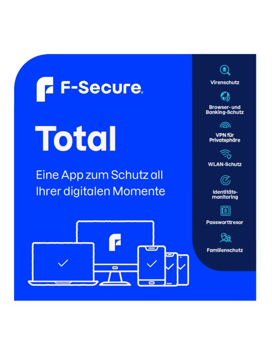 F-Secure Total [3 Geräte - 1 Jahr] [Vollversion]
