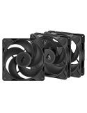 ARCTIC P14 PRO Reverse schwarz 3er-Pack | Gehäuselüfter