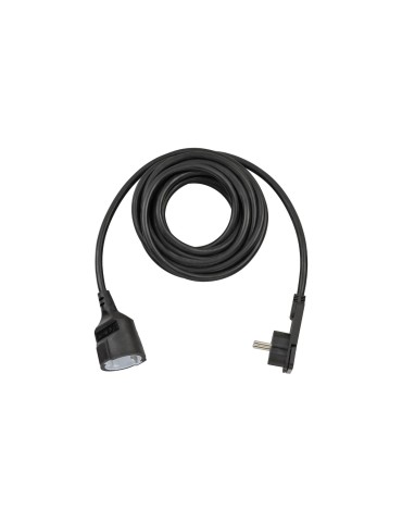 Brennenstuhl Kurzverlängerungsleitung mit Winkel-Flachstecker, 5m, H05VVF3G1,5