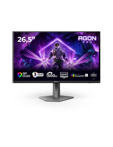 AOC Agon Pro AG276QKD2 Gaming Monitor 27 Zoll QHD OLED , 500 Hz, 0.03ms. HDR500, FreeSync Prem. Pro, G-Sync comp