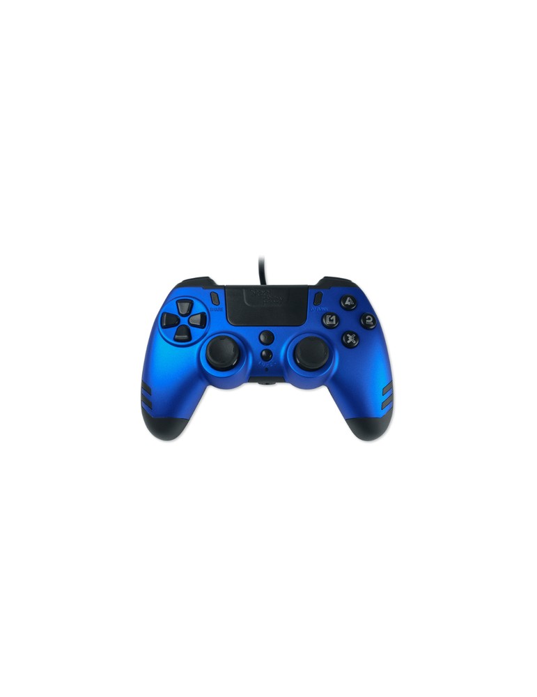 STEELPLAY - CONTROLLER FÜR PC UND PS4 kabelgebundener Controller für PC und PS4, blau