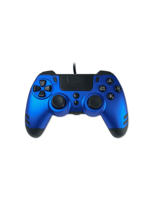 STEELPLAY - CONTROLLER FÜR PC UND PS4 kabelgebundener Controller für PC und PS4, blau
