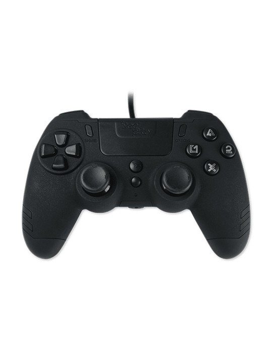 STEELPLAY - CONTROLLER FÜR PC UND PS4 kabelgebundener Controller für PC und PS4, schwarz