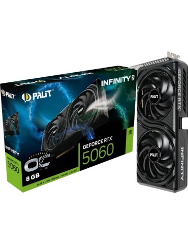 Palit GeForce RTX 5060 8GB Infinity 2 OC - 8GB GDDR7, HDMI, 3x DP