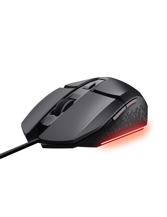 Trust Gaming GXT109 FELOX Gaming Maus schwarz Beleuchtete Gaming-Maus mit programmierbaren Tasten, schwarz