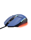 -Trust Gaming GXT109B FELOX Gaming Maus blau Beleuchtete Gaming-Maus mit programmierbaren Tasten, blau
