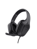 Trust Gaming GXT415 ZIROX Headset schwarz federleichtes. ohrumschließendes Gaming-Headset, für PC und Konsolen, schwarz