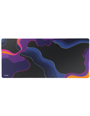 Trust Gaming GXT759 XXL blau/lila XXL Gaming-Mauspad mit vernähtem Rand für bequemes und stabiles Gaming