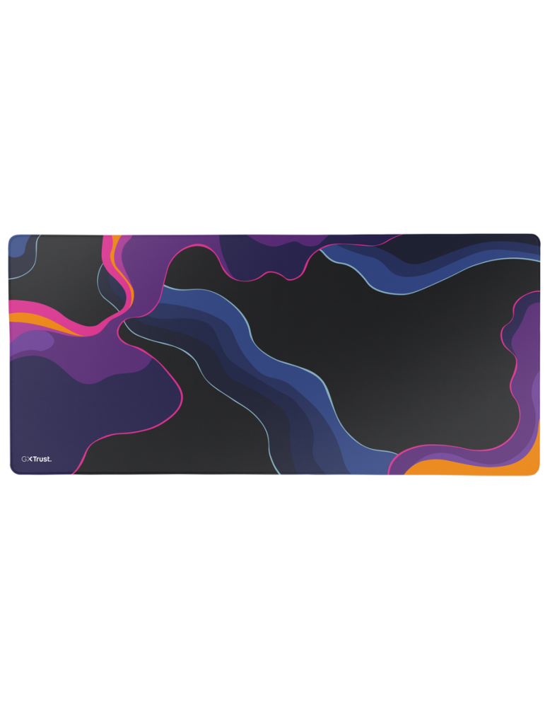 Trust Gaming GXT759 XXL blau/lila XXL Gaming-Mauspad mit vernähtem Rand für bequemes und stabiles Gaming
