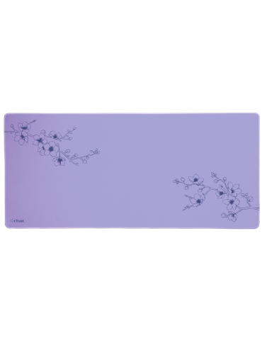 Trust Gaming GXT759 XXL lila XXL Gaming-Mauspad mit vernähtem Rand für bequemes und stabiles Gaming