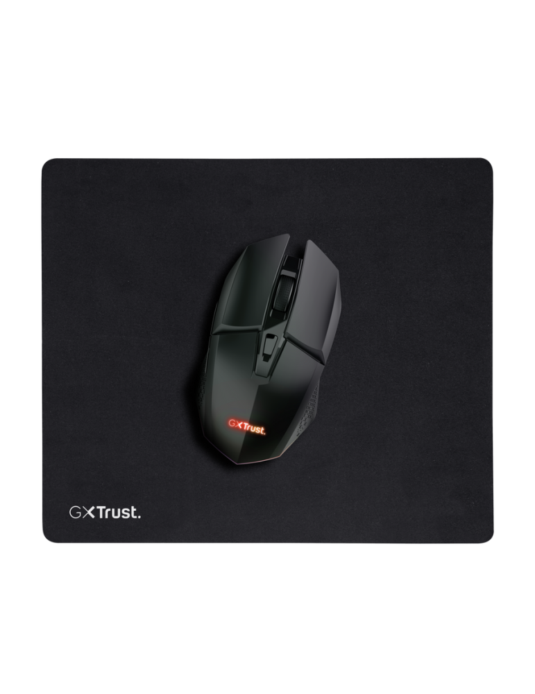 Trust Gaming GXT112 FELOX Gaming Maus + Mauspad Set aus beleuchteter kabelloser Gaming-Maus und Mauspad mit glatter Oberfläche