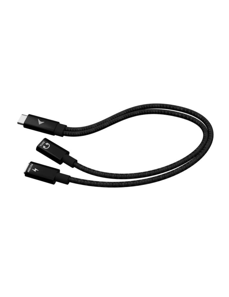 i-tec USB-C Cable Splitter Audio/Data, Power Delivery 100W