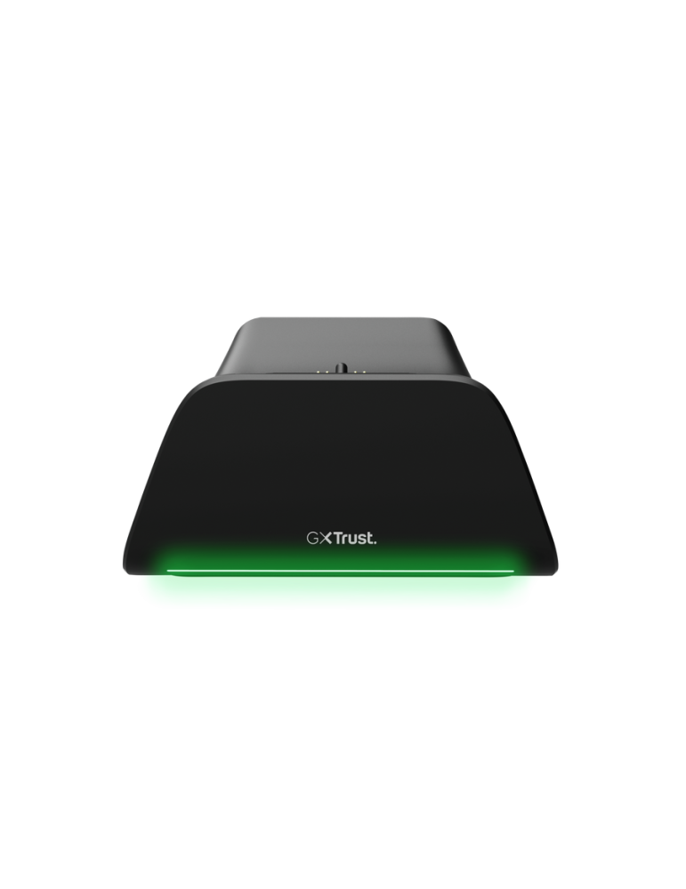 Trust Gaming GXT255 Ladedock für PS5 Controller schwarz Schnellladestation für PS5-Controller mit mehrfarbiger LED und Ladeanzei
