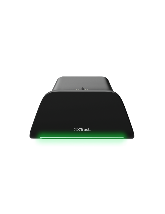 Trust Gaming GXT255 Ladedock für PS5 Controller schwarz Schnellladestation für PS5-Controller mit mehrfarbiger LED und Ladeanzei