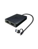 i-tec USB-A/USB-C Dual 4K HDMI Video Adapter