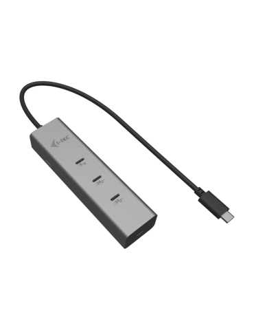 i-tec USB-C Charging Metal HUB 5port mit USB-C video 8K, Power Delivery 85W