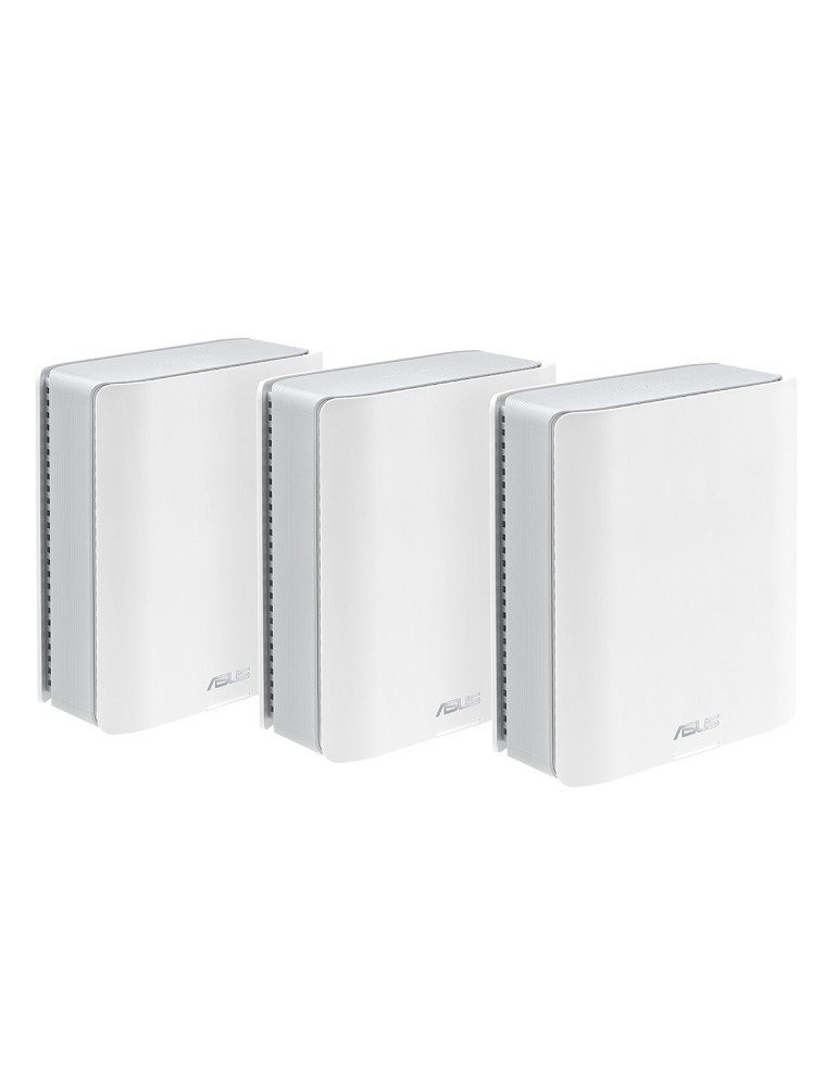 ASUS ZenWiFi BT8 WiFi 7 Mesh System 3er-Pack WLAN BE14000 Triband, 2x 2.5GbE + 2x 1GbE, Abdeckung bis zu 800 m²