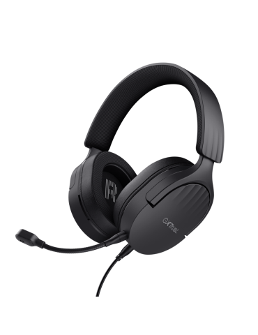 Trust Gaming GXT489 FAYZO Gaming Headset schwarz Leistungsstarkes , ohrumschließendes Gaming-Headset für PC, Laptop und Konsolen