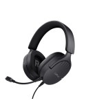 Trust Gaming GXT489 FAYZO Gaming Headset schwarz Leistungsstarkes , ohrumschließendes Gaming-Headset für PC, Laptop und Konsolen