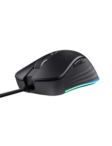 Trust Gaming GXT924 YBAR+ Gaming Maus schwarz Hochleistungsfähige Gaming-Maus mit 25K DPI-Sensor und voller RGB LED-Beleuchtung,