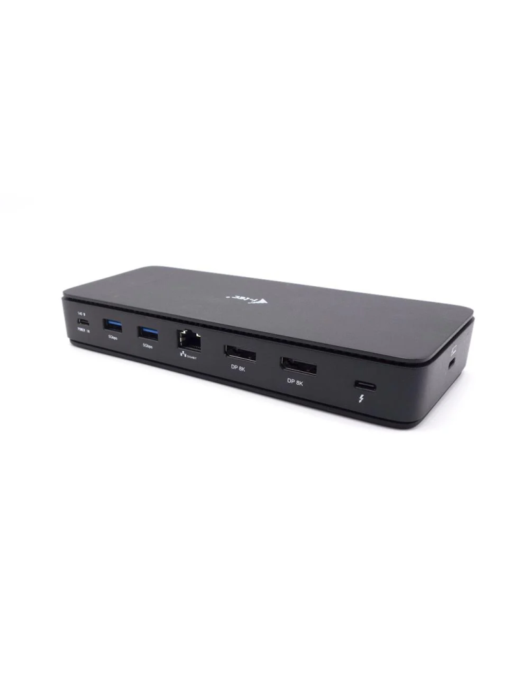 i-tec Thunderbolt™ 4 2x Display Dock Generation 3, 6x USB + 1x TB4, 2.5GLAN, PD 92W, 1m TB4 Kabel