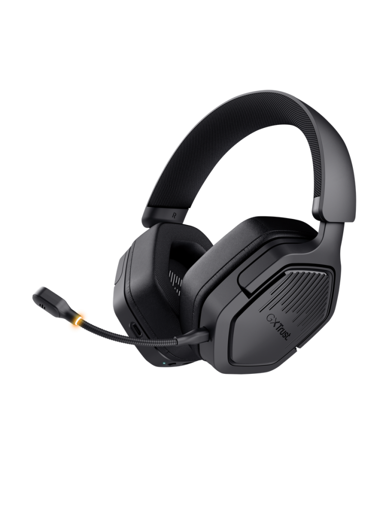 Trust Gaming GXT493 CARUS Wireless Gaming Headset schwarz Leistungsstarkes, ohrumschließendes kabelloses Gaming-Headset für ein 