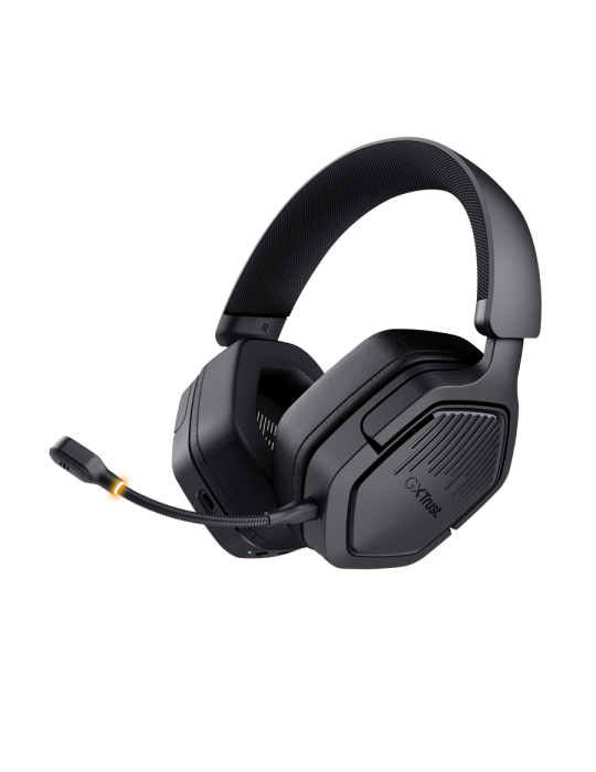 Trust Gaming GXT493 CARUS Wireless Gaming Headset schwarz Leistungsstarkes, ohrumschließendes kabelloses Gaming-Headset für ein 
