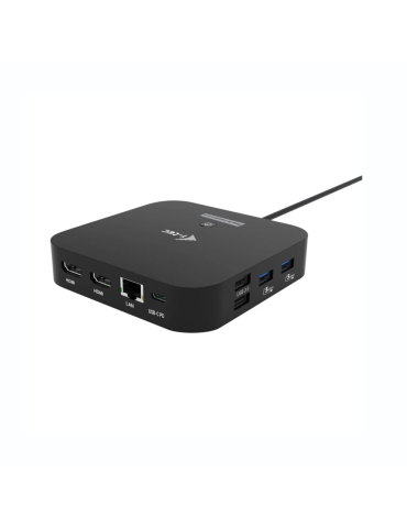 i-tec USB-C Dual HDMI Docking Station, Power Delivery 100W