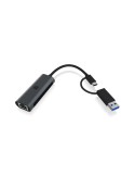 Icy Box USB Type-C/Type-A zu 2.5 Gigabit Ethernet LAN Adapter