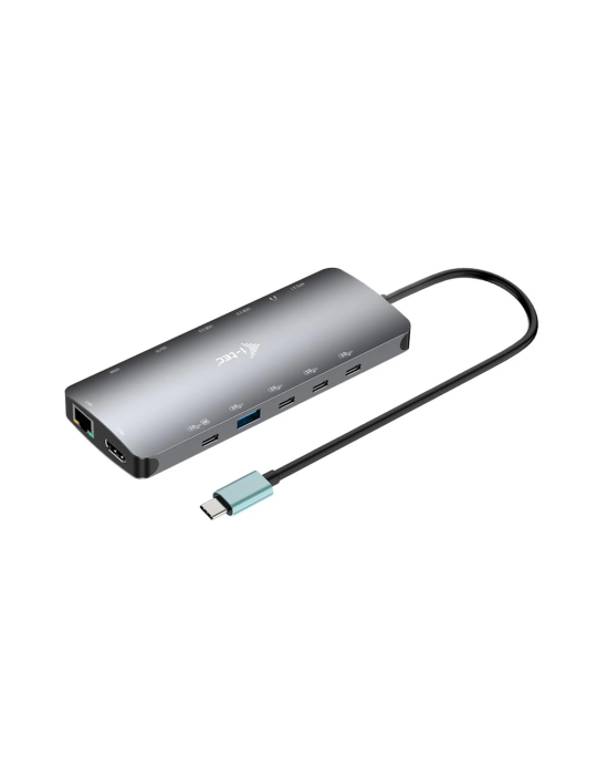 i-tec USB-C Metal Nano 3x Display Dock, 2x HDMI 1x USB-C video, PD 140W