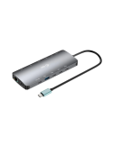 i-tec USB-C Metal Nano 3x Display Dock, 2x HDMI 1x USB-C video, PD 140W