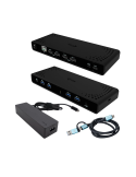 i-tec Universal Dual 4K Display Docking Station PD 85W + i-tec USB-C Charger 100W