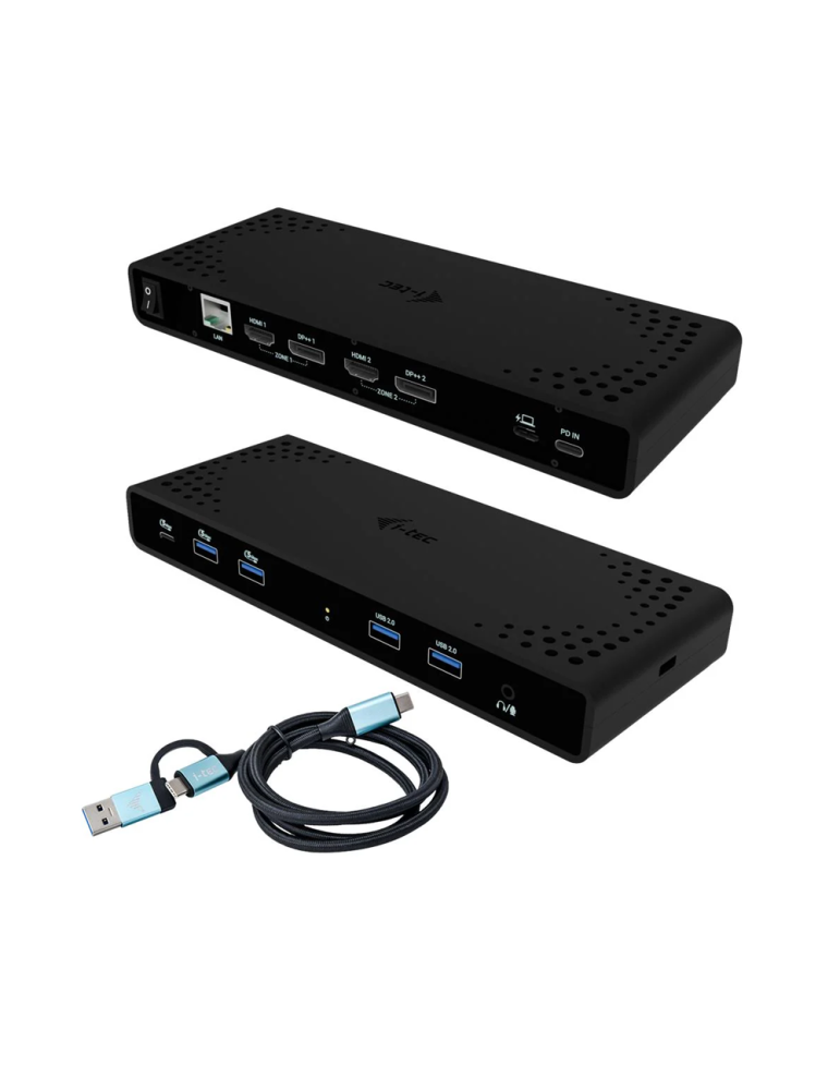 i-tec Universal Dual 4K Display Docking Station, PD 85W