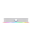 Trust Gaming GXT619W THORNE RGB Soundbar weiß Stereo-Soundbar mit RGB-Beleuchtung und platzsparendem Design