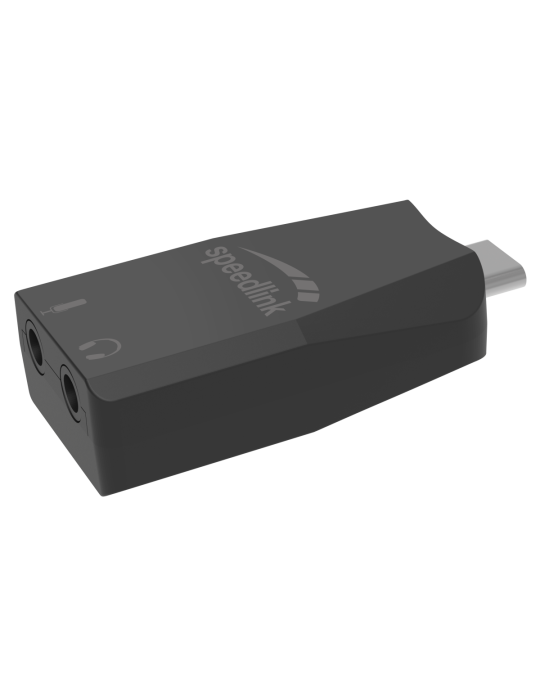 Speedlink VIGO USB-C Soundkarte, schwarz