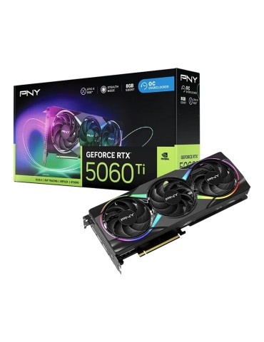 PNY GeForce RTX 5060 Ti Epic-X RGB Overclocked - 8GB GDDR7, HDMI, 3x DP