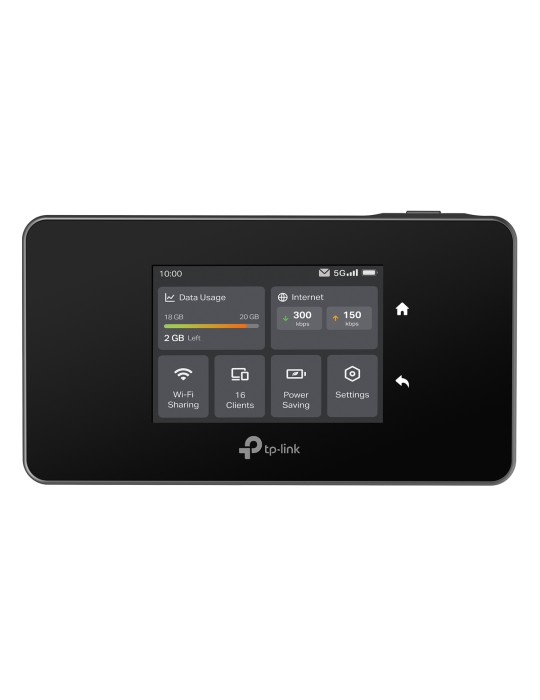 TP-Link M8550 5G WiFi 6E Router 5G (bis zu 3,4 Gbit/s), WLAN AX (bis zu 3,6 Gbit/s), 1x 1G WAN/LAN