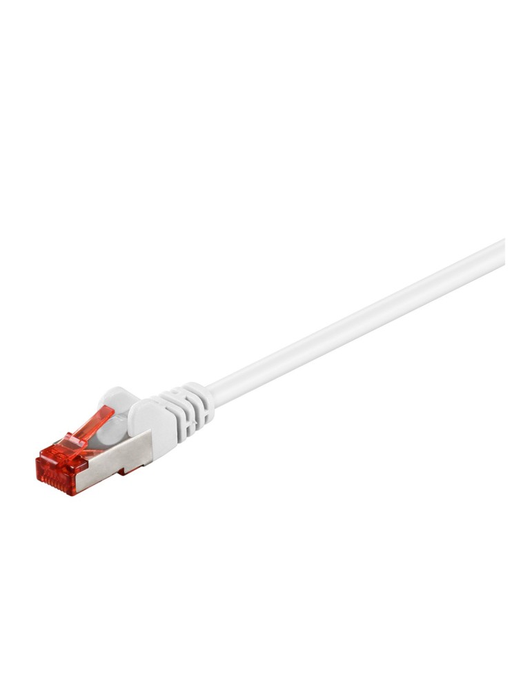 Goobay 5m CAT 6 Patchkabel, S/FTP (PiMF), Weiß