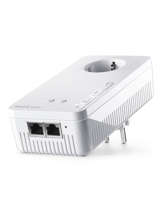 devolo Magic 2 WiFi next Powerline Adapter Powerline bis zu 2.400 Mbit/s, WiFi 5 bis zu 1.167 Mbit/s, 2x Gigabit LAN