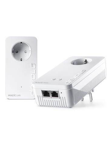 devolo Magic 2 WiFi next Powerline Starter Kit 1x devolo Magic 2 WiFi next Adapter, 1x devolo Magic 2 LAN Adapter
