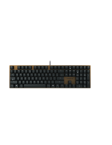 CHERRY KC 200 MX Tastatur, Schwarz-Bronze / MX2A Brown Switch, Kabelgebunden