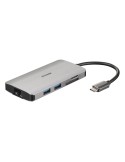 D-Link 8-In-1 USB-C Hub (DUB-M810) [3x USB 3.0, 1x HDMI, 1x USB-Typ C/Thunderbolt 3, 1x Gigabit LAN, Dual-Slot Kartenleser]