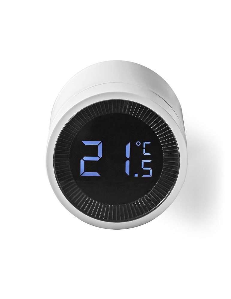 Nedis Thermostat ZBHTR10WT Zigbee 3.0 | Batteriebetrieben | LCD-Anzeige | Android™ / IOS